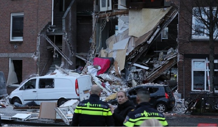 Χάγη: Κατάρρευση κτηρίου από ισχυρή έκρηξη