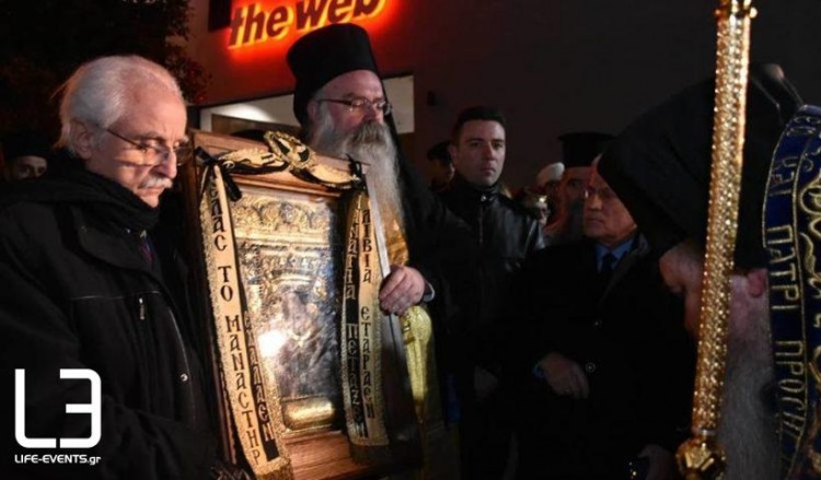 Καλαμαριά: Η υποδοχή της εικόνας της Παναγίας Σουμελά (φωτο)