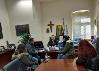 Φλώρινα: Ο Σύλλογος Ποντίων Φοιτητών επισκέφτηκε τον δήμαρχο Γ. Βοσκόπουλο