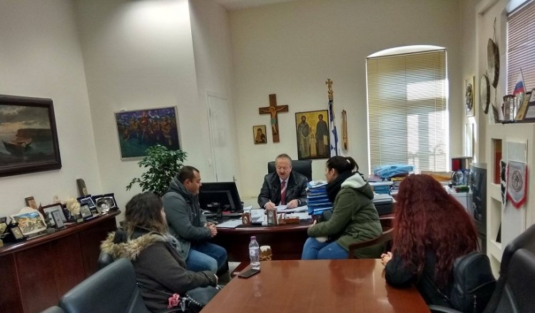 Φλώρινα: Ο Σύλλογος Ποντίων Φοιτητών επισκέφτηκε τον δήμαρχο Γ. Βοσκόπουλο