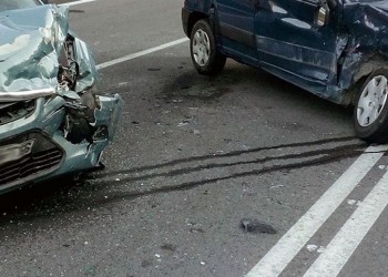 Πολλαπλή καραμπόλα στην εθνική οδό Θεσσαλονίκης - Νέων Μουδανίων, προς Χαλκιδική
