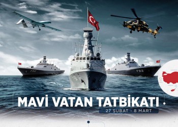 Τουρκική η Κύπρος σε αφίσα της άσκησης «Γαλάζια Πατρίδα»!