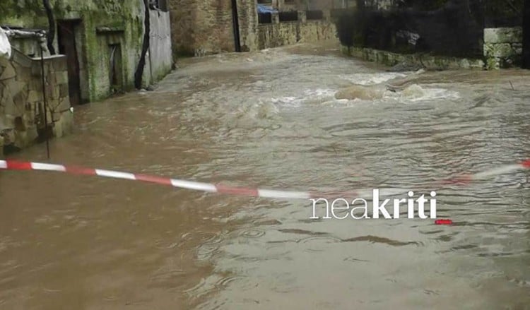 Ρέθυμνο: Προβλήματα στην κυκλοφορία από την πρόσφατη κακοκαιρία