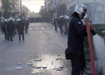 Μικροεπεισόδια από ομάδα αντιεξουσιαστών στον Πειραιά
