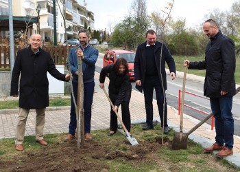 Συμβολική δεντροφύτευση στην Κοζάνη για ένα μέλλον χωρίς λιγνίτη-άνθρακα