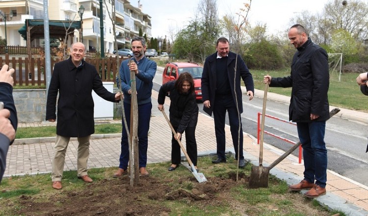 Συμβολική δεντροφύτευση στην Κοζάνη για ένα μέλλον χωρίς λιγνίτη-άνθρακα
