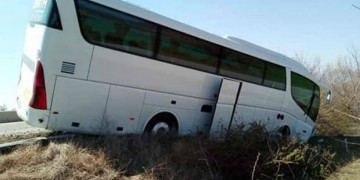 Κομοτηνή: Τροχαίο στην Εγνατία Οδό για τουριστικό λεωφορείο