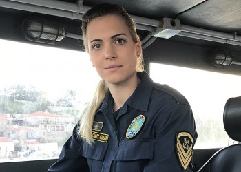 Μυτιλήνη: Τιμήθηκε γυναίκα κυβερνήτης «ιστορικού» σκάφους του Λιμενικού Σώματος