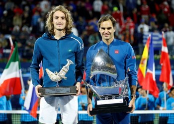 Dubai Tennis Championships: Ο Φέντερερ επιβλήθηκε του Τσιτσιπά στον τελικό