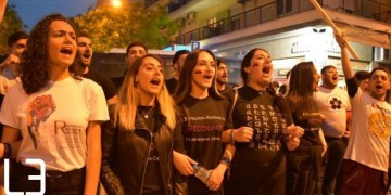 Χημικά στην πορεία για τη Γενοκτονία των Αρμενίων στη Θεσσαλονίκη (φωτο, βίντεο)