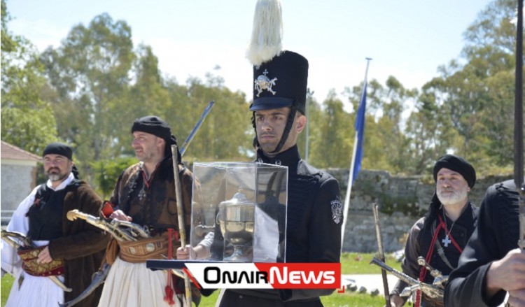 Το Μεσολόγγι υποδέχθηκε την καρδιά του Αλέξανδρου Υψηλάντη με λαμπρότητα και συγκίνηση (φωτο, βίντεο)