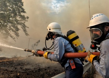 Φωτιά από κεραυνό στην Κάντια Αργολίδας (βίντεο)