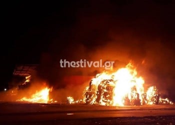 Θεσσαλονίκη: Πλήρης καταστροφή για το εργοστάσιο ανακύκλωσης στη Σίνδο