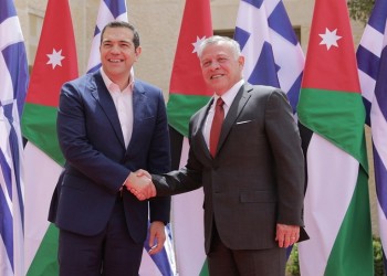 Συνάντηση Τσίπρα με τον βασιλιά Αμπντάλα Β΄ της Ιορδανίας