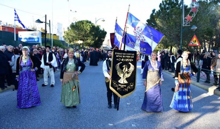 Υποδοχή της ιερής εικόνας της Παναγίας του Τιχβίν με ποντιακή συμμετοχή (φωτο)