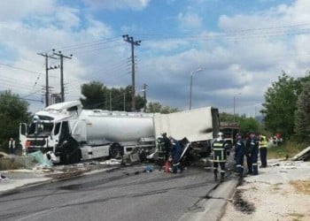 Θανατηφόρο τροχαίο στην εθνική οδό Πύργου - Κυπαρισσιας