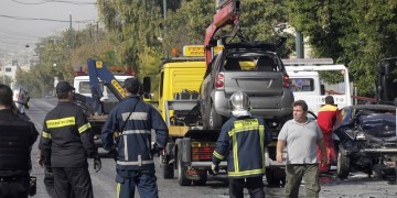 Σφοδρή καραμπόλα με 4 τραυματίες στη Βασιλίσσης Σοφίας