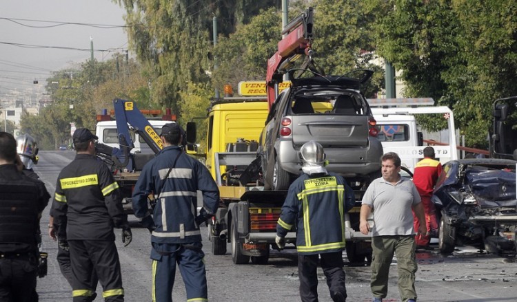 Σφοδρή καραμπόλα με 4 τραυματίες στη Βασιλίσσης Σοφίας