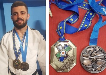 Τζούντο: Μεγάλη νίκη και χάλκινο μετάλλιο για τον Γιώργο Αζωίδη στο Ευρωπαϊκό του Μινσκ