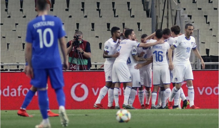 Ελλάδα-Ιταλία 0-3 για τα προκριματικά του Euro 2020 (βίντεο)