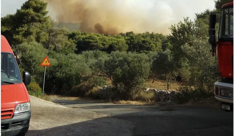 Φωτιά στην Αισύμη Έβρου – Ενισχύθηκαν οι πυροσβεστικές δυνάμεις