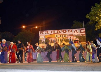 Ποντιακοί σύλλογοι στην αναβίωση του Κλήδονα στο Κορδελιό (βίντεο)