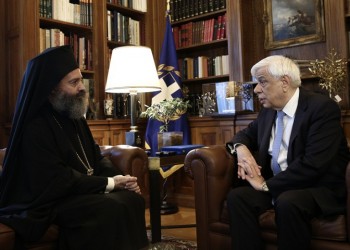 Συνάντηση Παυλόπουλου με τον Αρχιεπίσκοπο Αυστραλίας Μακάριο