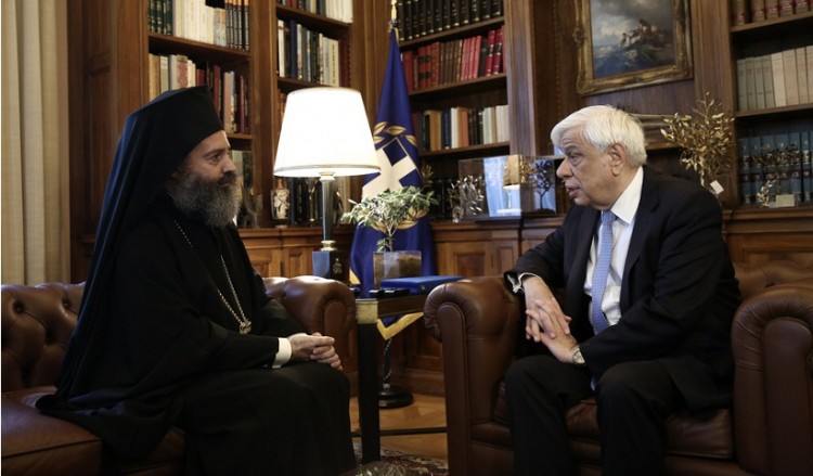 Συνάντηση Παυλόπουλου με τον Αρχιεπίσκοπο Αυστραλίας Μακάριο