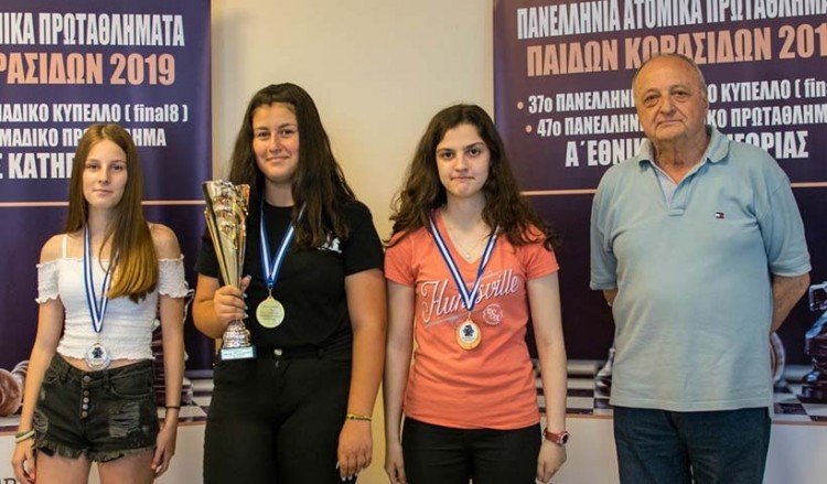 Πανελλήνια πρωταθλήτρια στο σκάκι η Δέσποινα Κωστελίδου