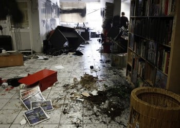 Επίθεση στα γραφεία της «Athens Voice»