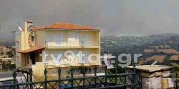 Από εμπρησμό η μία φωτιά στην Εύβοια – Μάχη κοντά στο χωριό Γαβαλάς