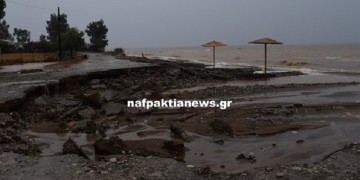 Χάος σε Αχαΐα και Ναυπακτία από την κακοκαιρία – Απεγκλωβίστηκαν πάνω από 1.000 άνθρωποι (βίντεο)