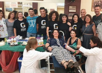 Πολλά μέλη της Ένωσης Ποντίων Πιερίας στην εθελοντική αιμοδοσία του σωματείου