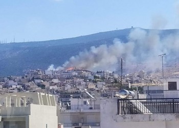 Φωτιά στον Βύρωνα Αττικής