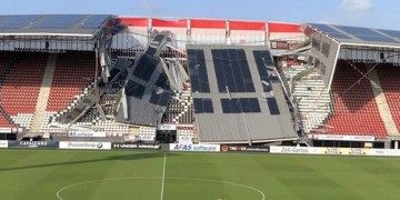 Ολλανδία: Κατέρρευσε στέγαστρο στο γήπεδο της ποδοσφαιρικής ομάδας Αζ Άλκμααρ