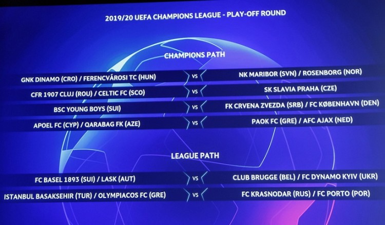 Champions League:  Τι έβγαλε η κληρωτίδα για ΠΑΟΚ και Ολυμπιακό