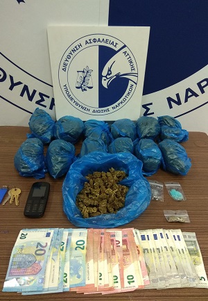 Επιχείρηση της Δίωξης Ναρκωτικών στα Εξάρχεια