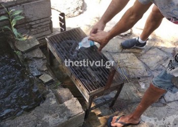 Θεσσαλονίκη: Άναψαν φωτιά για να ψήσουν σήμερα στο δάσος του Σέιχ Σου