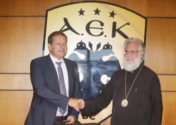 ΚΑΕ ΑΕΚ: Συνάντηση Αγγελόπουλου με τον μητροπολίτη Αθηναγόρα