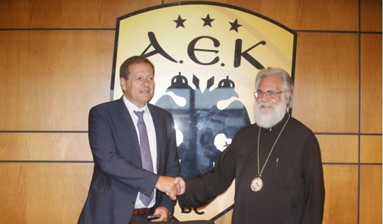 ΚΑΕ ΑΕΚ: Συνάντηση Αγγελόπουλου με τον μητροπολίτη Αθηναγόρα