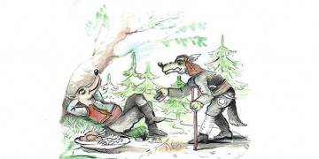 Η Αλεπού και ο Λύκον – Ο μύθος του Αισώπου στα ποντιακά - Cover Image