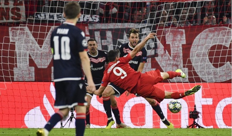 Champions League: Η Μπάγερν σε θέση οδηγού στον όμιλο του Ολυμπιακού