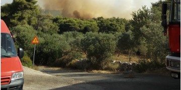 Υπό έλεγχο η πυρκαγιά στην Παλλήνη