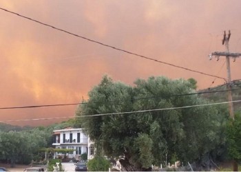 Φωτιά στην περιοχή Φράτσια Κυθήρων 2