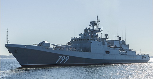 Στην Κέρκυρα η ρωσική φρεγάτα «Ναύαρχος Μακάροβ»