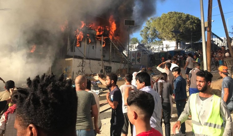 Επεισόδια στο ΚΥΤ της Μόριας  5