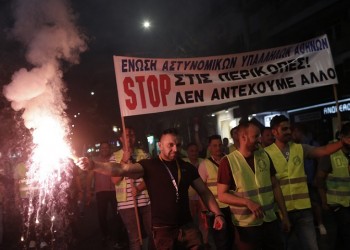 Διαμαρτυρία ένστολων στη Θεσσαλονίκη