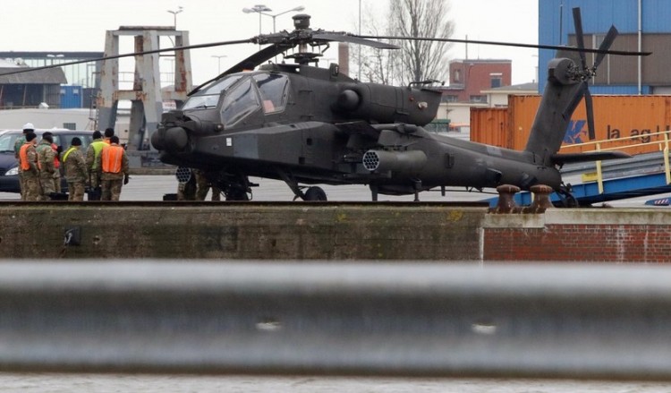 Στο Στεφανοβίκειο ελικόπτερα και εξοπλισμός της 3ης ταξιαρχίας Στρατού των ΗΠΑ