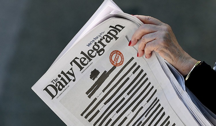 Αυστραλία: Με... λογοκριμένα πρωτοσέλιδα κυκλοφόρησαν σήμερα οι εφημερίδες