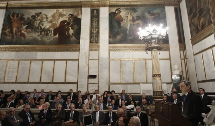 Η Ακαδημία Αθηνών τίμησε τον Μάριο Ντράγκι